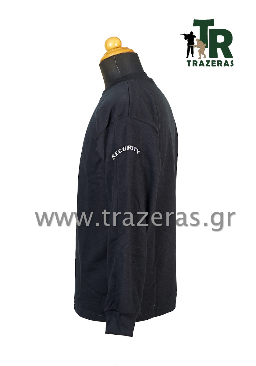 Φούτερ βαμβακερό 100% με κέντημα Security ARM8874566 trazeras|M8874566