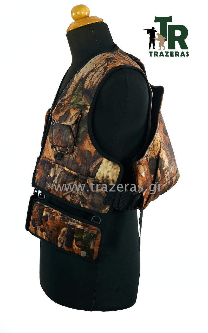Γιλέκο Neoprene Παραλλαγή Δάσους με 36 Θέσεις Φυσιγγίων της VA VAL12052 trazeras|VAL12052