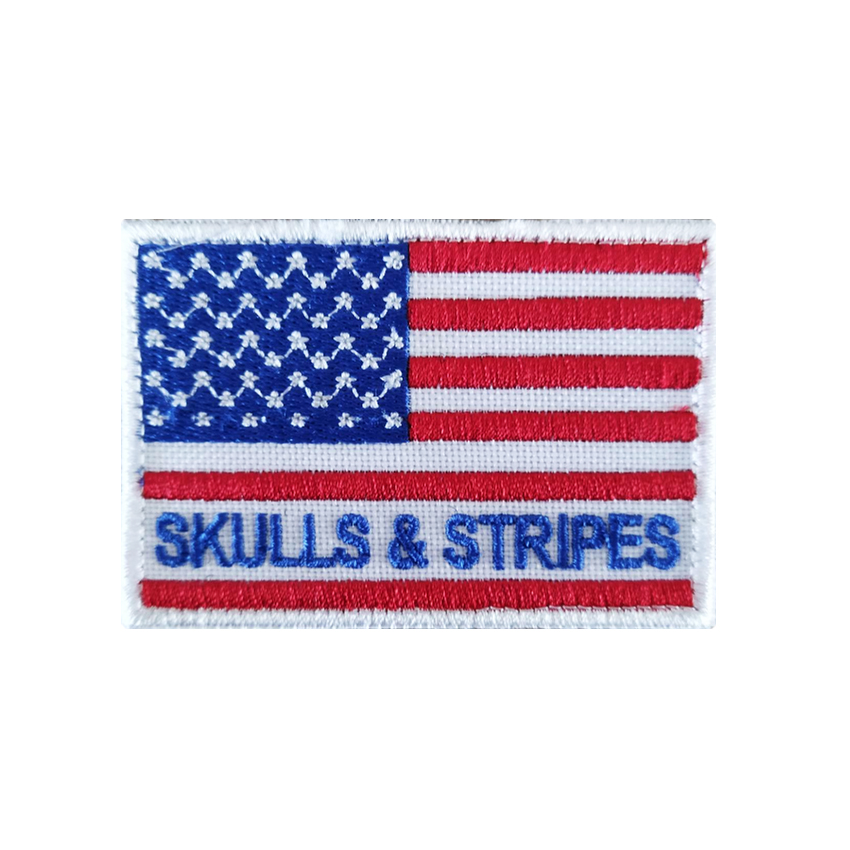 Σήμα Μπράτσου Skulls and Stripes, Αμερικάνικη Σημαία TRA59711 trazeras|TRA59711