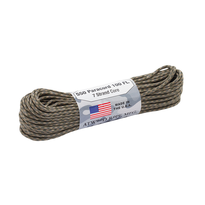 Σχοινί 550 Paracord Atwood / 30m (Woodland) της ARM, REC60534 trazeras|REC60534