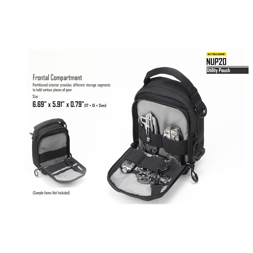 Τσαντάκι Ώμου Tactical Pouch NUP20 της Nitecore VAS53060 trazeras|VAS53060