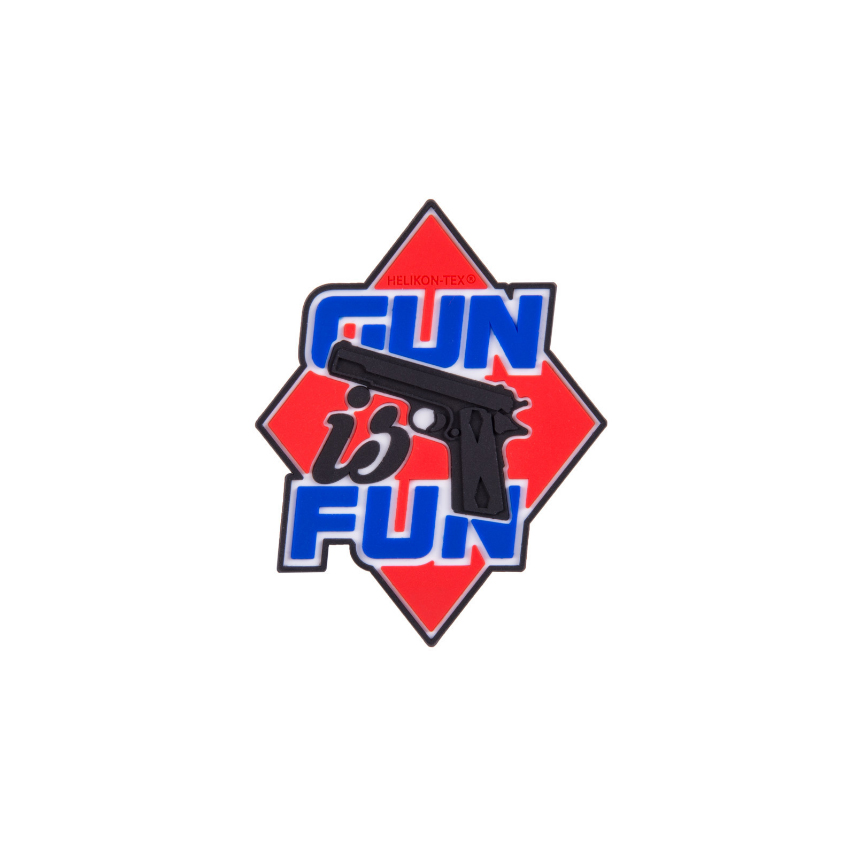 Σήμα PVC, Gun is Fun με Velcro της Helikon-Tex HEL60409 trazeras|HEL60409