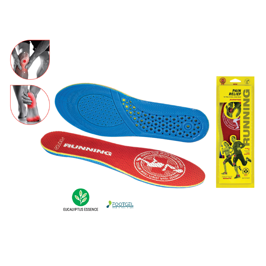 Πάτοι Παπουτσιών για Δρομείς Running της Footgel, POL60726 trazeras|POL60726