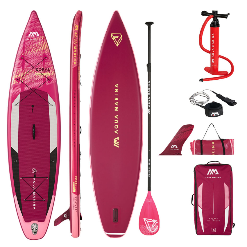 Φουσκωτή Σανίδα Coral 350cm της Aqua Marina UNI59316 trazeras|UNI59316