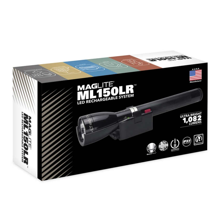 Φακός ML150LR Led (Μαύρο) της Maglite EDI58139 trazeras|EDI58139