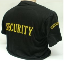 Μπλουζάκι Μακό Security (Μαύρο) της Chris AST 16548 trazeras|ST 16548