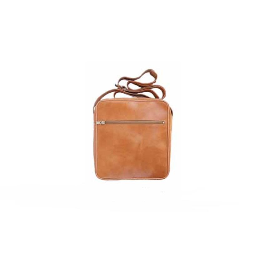 Δερμάτινη Τσάντα Unisex Χωρίς Καπάκι Mod.15 (Φυσικό) της Kouros KOU47116 trazeras|KOU47116