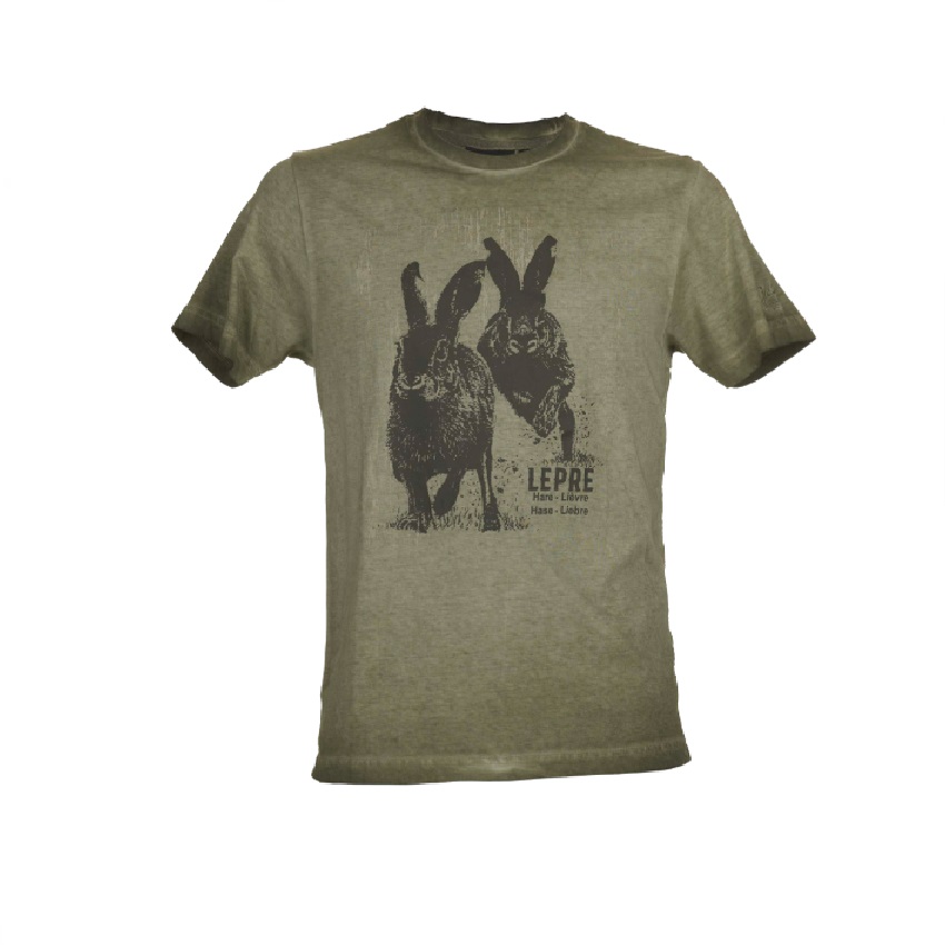 Βαμβακερό Μπλουζάκι T-Shirt Rabbit (Green) της Univers KAL70486 trazeras|KAL70486