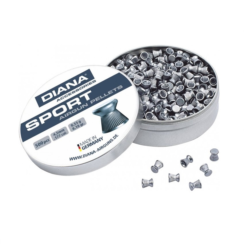 Διαβολό με Επίπεδη Κεφαλή 4,5mm (500τμχ) της Diana KIR70666 trazeras|KIR70666