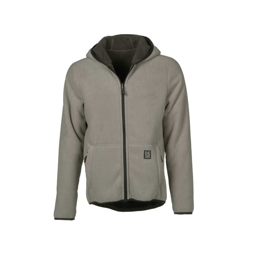 Ζακέτα Ενισχυμένη Fleece Διπλής Όψης Αντιστρεπτή (Μπεζ / Dark Green) της Univers KAL70437 trazeras|KAL70437