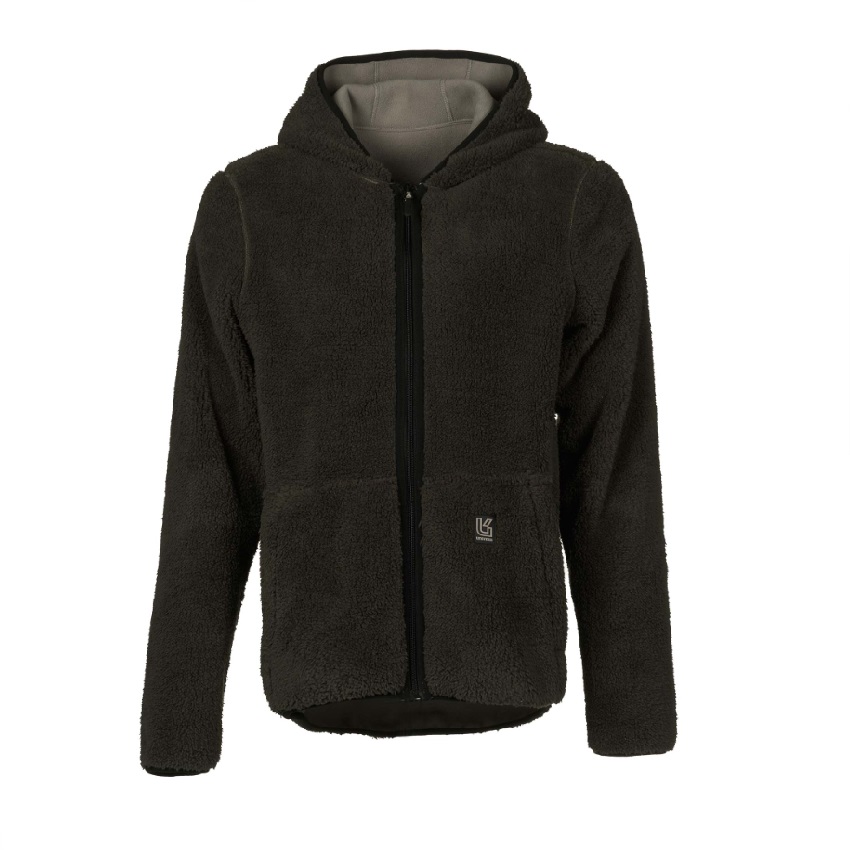 Ζακέτα Ενισχυμένη Fleece Διπλής Όψης Αντιστρεπτή (Μπεζ / Dark Green) της Univers KAL70437 trazeras|KAL70437