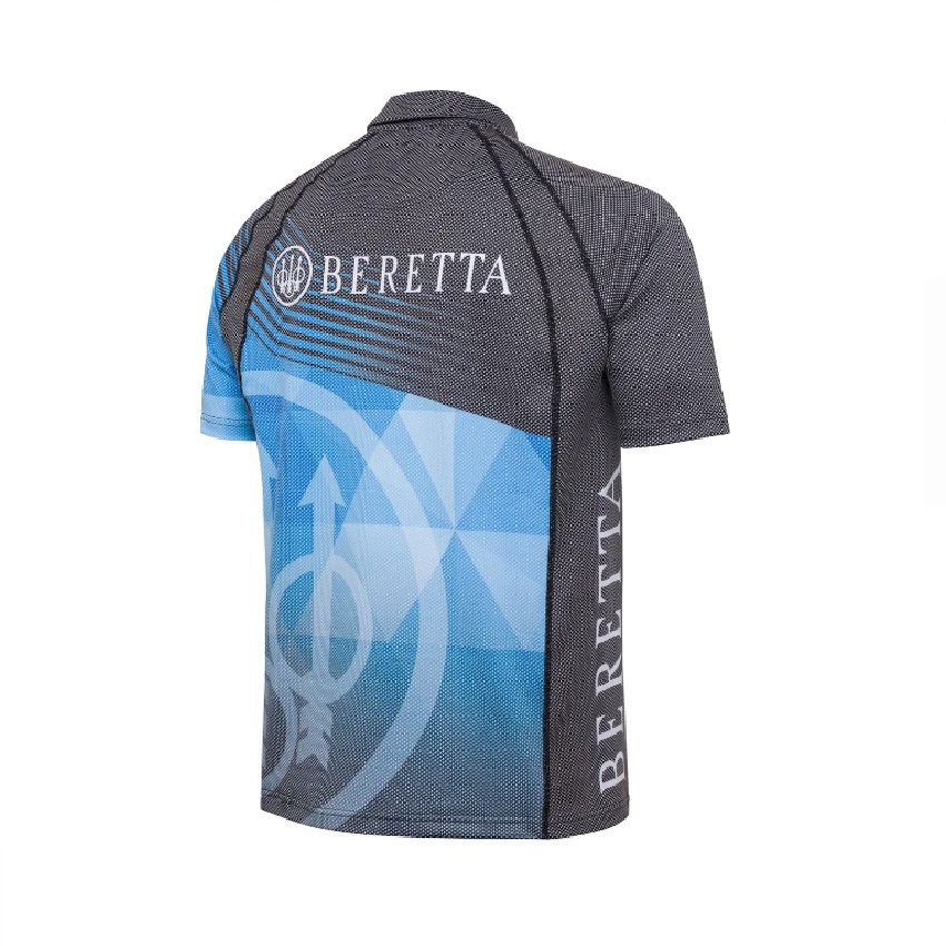 Σκοπευτική Κοντομάνικη Μπλούζα Polo Rush Graph (Blue Excell / Black) της Beretta KAL70365 trazeras|KAL70365