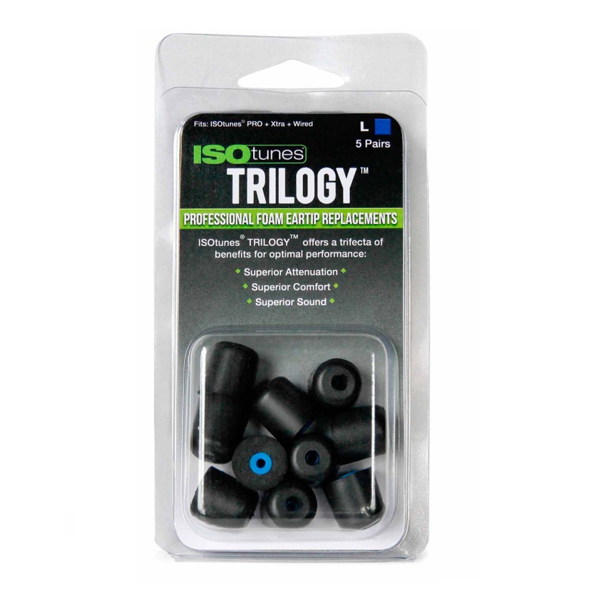 Ανταλλακτικά Eartips Ωτοασπίδων Sport Advance Trilogy της Iso Tunes AKA69767 trazeras|AKA69767