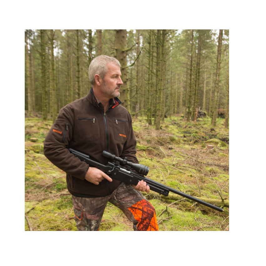 Τζάκετ Αδιάβροχο Softshell Διπλής Όψης Mossy Blaze (Brown / Blaze Orange Camo) της ShooterKing AKA69570 trazeras|AKA69570