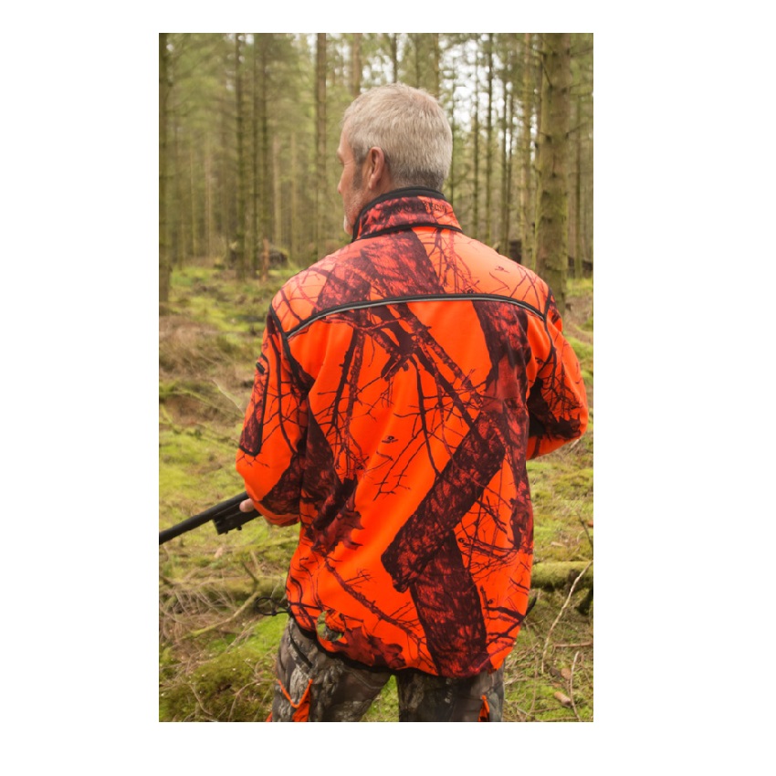 Τζάκετ Αδιάβροχο Softshell Διπλής Όψης Mossy Blaze (Brown / Blaze Orange Camo) της ShooterKing AKA69570 trazeras|AKA69570