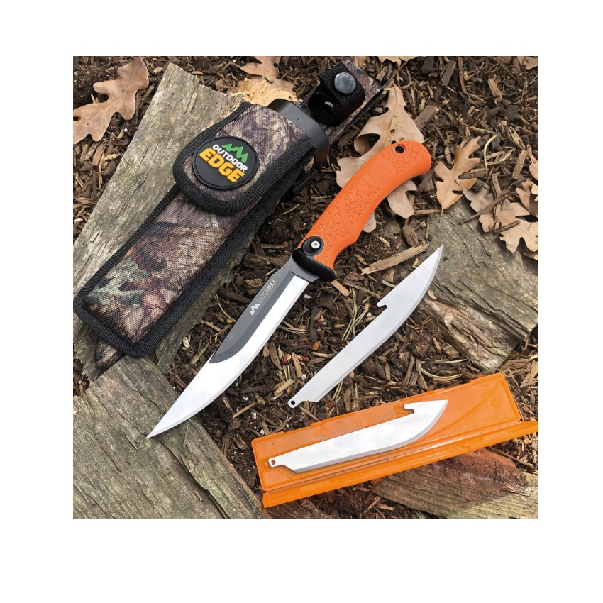 Μαχαίρι Κυνηγίου Razor Max (Πορτοκαλί) της Outdoor Edge AKA69613 trazeras|AKA69613