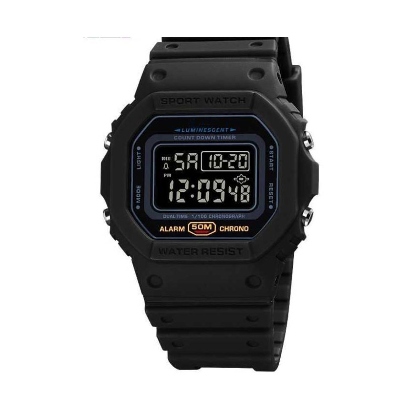 Ψηφιακό Ρολόι Χειρός Mod.1628 (Μαύρο/Μαύρο) TRD69155 trazeras|TRD69155