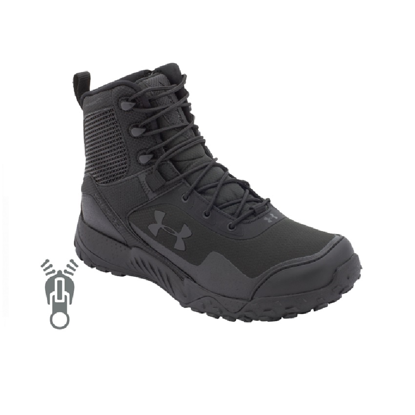 Μποτάκια με Φερμουάρ Tactical Valsetz Rts 1,5, Mid 6'' (Black) της Under Armour REC69000 trazeras|REC69000