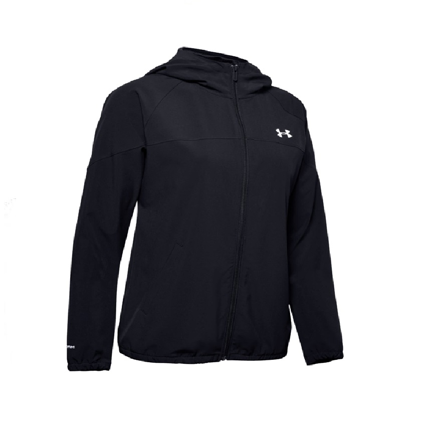 Γυναικείο Hoodie Υφαντό με Φερμουάρ Branded (Μαύρο) της Under Armour SRS68836 trazeras|SRS68836