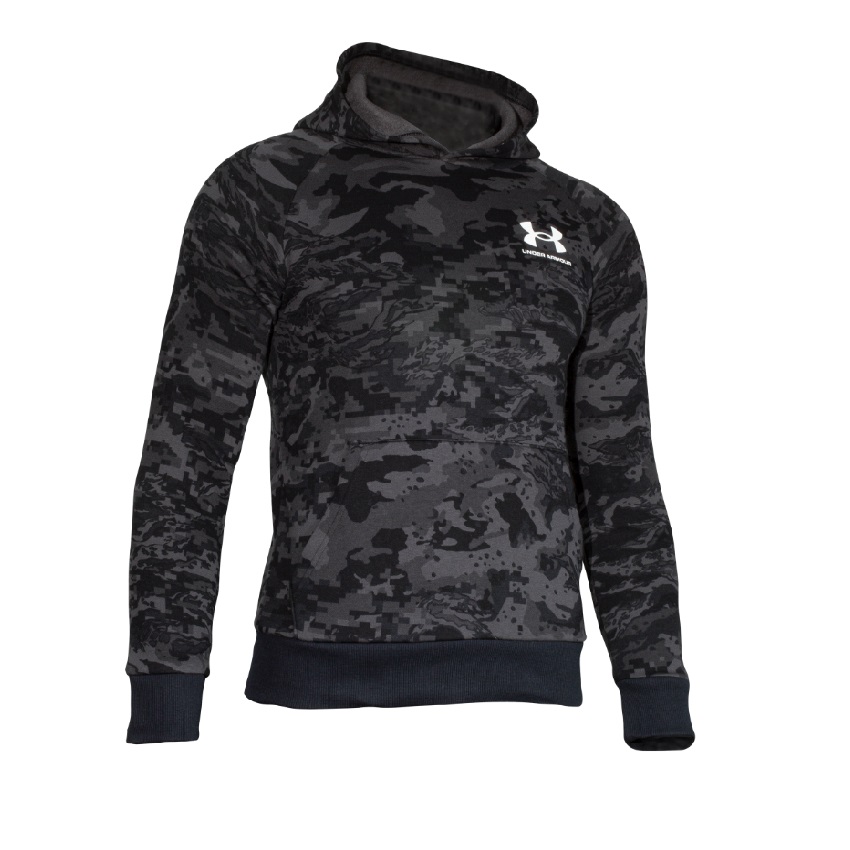 Παιδικό Fleece Rival ABC Camo (Μαύρο) της Under Armour SRS68795 trazeras|SRS68795