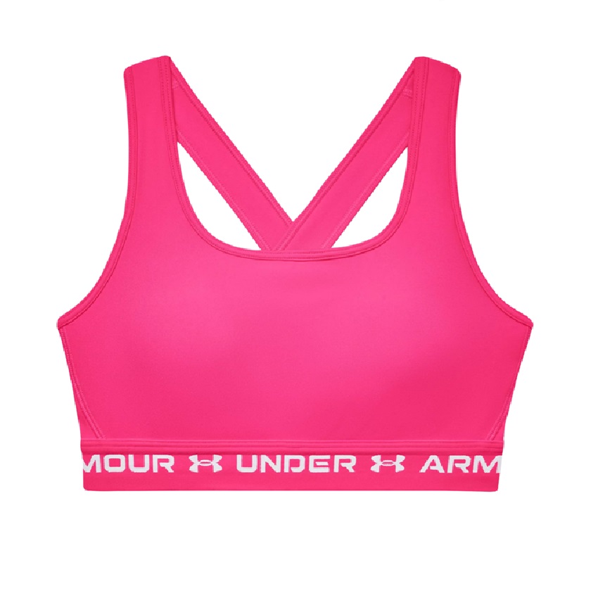Γυναικείο Αθλητικό Σουτιέν Crossback Mid (Ροζ) της Under Armour SRS68716 trazeras|SRS68716