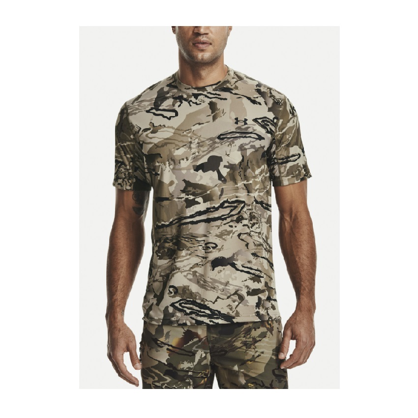 Ανδρική Κοντομάνικη Μπλούζα T-Shirt Iso Chill Brush Line (Woodland) της Under Armour SRS68759 trazeras|SRS68759