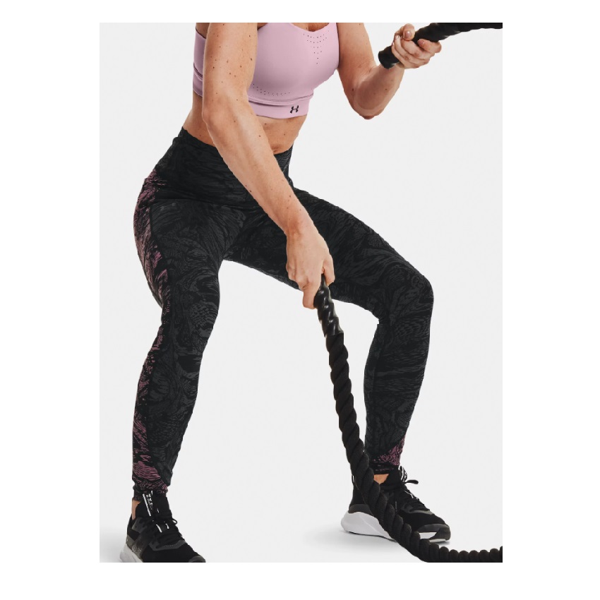 Γυναικείο Κολάν Rush Heatgear (Μαύρο) της Under Armour SRS68767 trazeras|SRS68767
