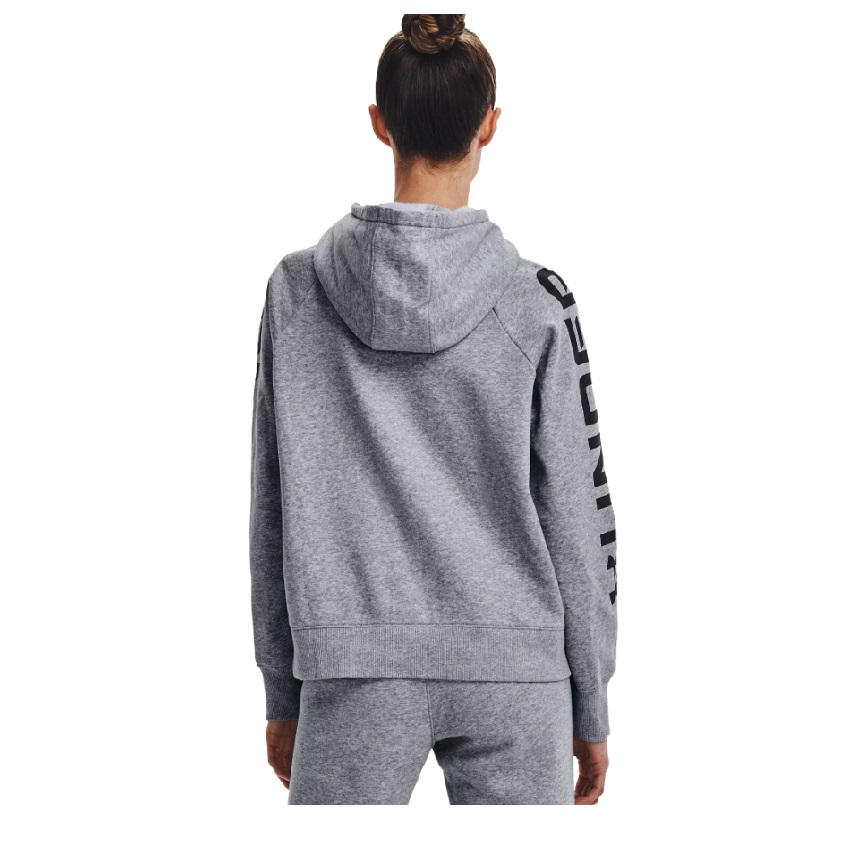 Γυναικείο Hoodie Rival Fleece Colorblock (Γκρι) της Under Armour SRS68774 trazeras|SRS68774
