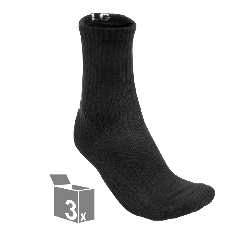 Κάλτσες Core Crew, Βαμβακερές (Black) της Under Armour SRS68782 trazeras|SRS68782