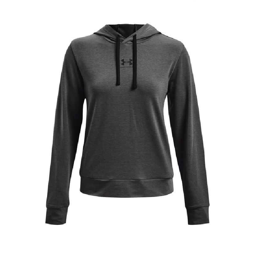 Γυναικείο Hoodie Rival French Terry (Σκούρο Γκρι) της Under Armour SRS68672 trazeras|SRS68672