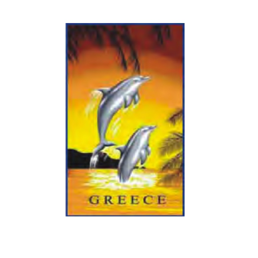 Πετσέτα Θαλάσσης Greece Δελφίνια στο Ηλιοβασίλεμα της Nysa NYS67699 trazeras|NYS67699