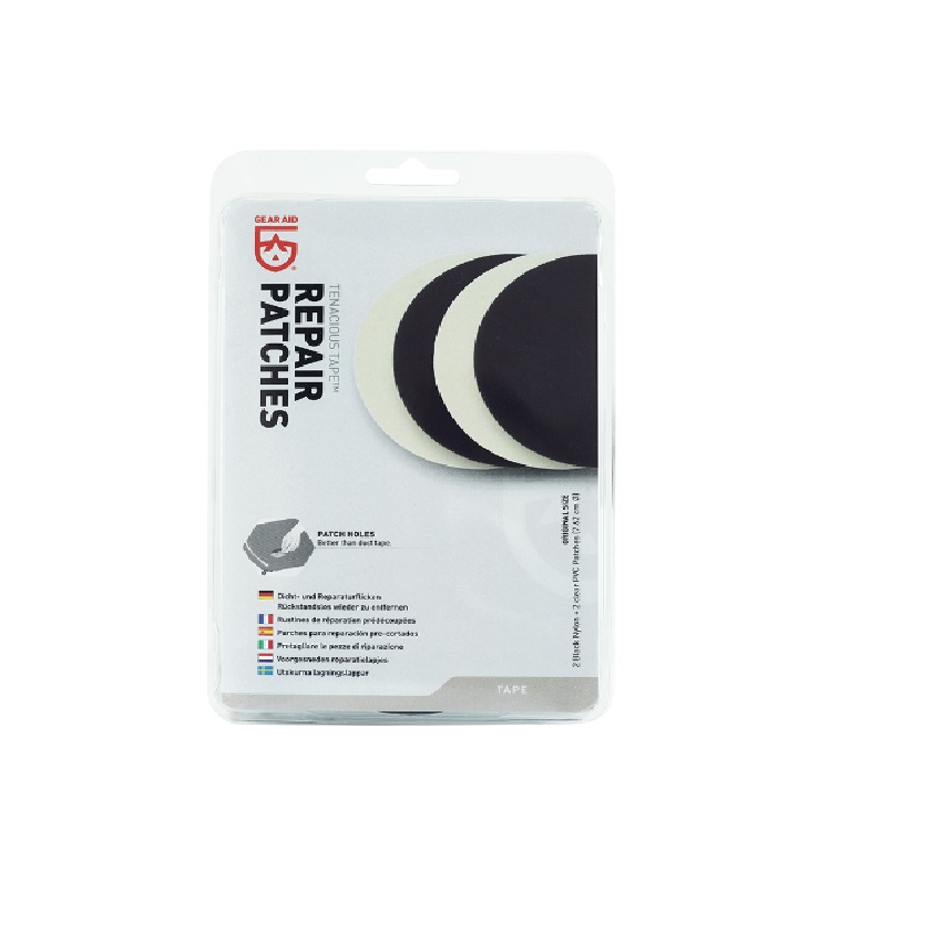 Επισκευαστικά Αυτοκόλλητα Επιθέματα Tenacious Precut Patches της Gear Aid UNI13635 trazeras|UNI13635