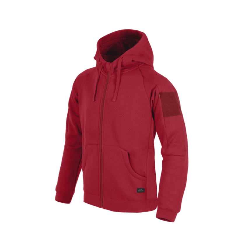 Επιχειρησιακό Hoodie με Φερμουάρ Urban Lite Fullzip (Red) της Helikon-Tex LIK78025 trazeras|LIK78025