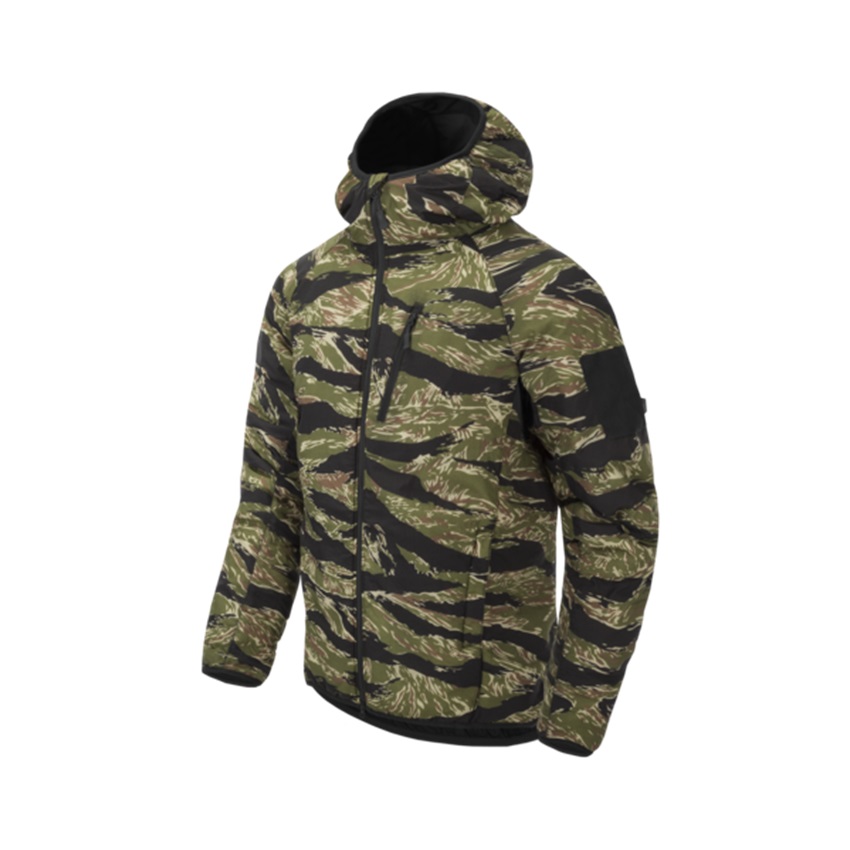 Τζάκετ Hoodie Wolfhound Jacket Climashield® Apex 67g (Tiger Stripe) της Helikon-Tex LIK78083 trazeras|LIK78083