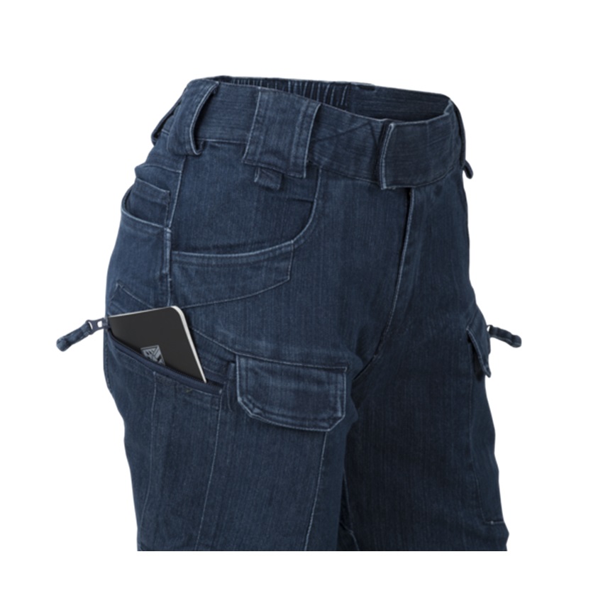 Γυναικείο Παντελόνι Womens UTP Denim Sretch (Marine Blue) της Helikon-Tex LIK78115 trazeras|LIK78115
