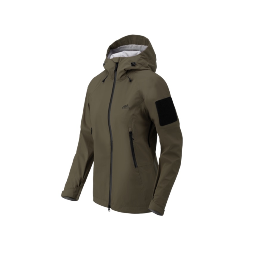 Γυναικείο Αδιάβροχο Τζάκετ Squall Hardshell Torrentstretch (Taiga Green) της Helikon-Tex LIK78217 trazeras|LIK78217