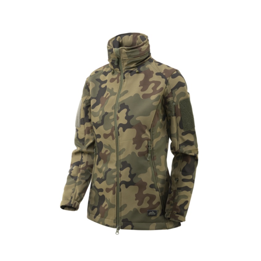 Γυναικείο Τζάκετ Gunfighter Jacket (PL Woodland) της Helikon-Tex LIK78269 trazeras|LIK78269