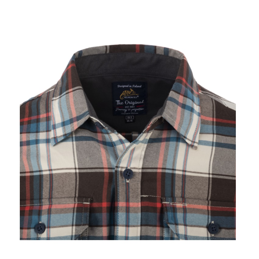 Πουκάμισο Μακρυμάνικο Greyman Shirt (Foggy Meadow Plaid) της Helikon-Tex LIK78304 trazeras|LIK78304