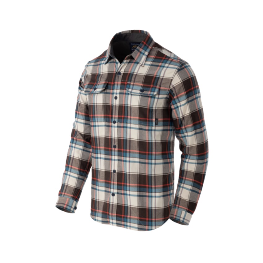 Πουκάμισο Μακρυμάνικο Greyman Shirt (Foggy Meadow Plaid) της Helikon-Tex LIK78304 trazeras|LIK78304