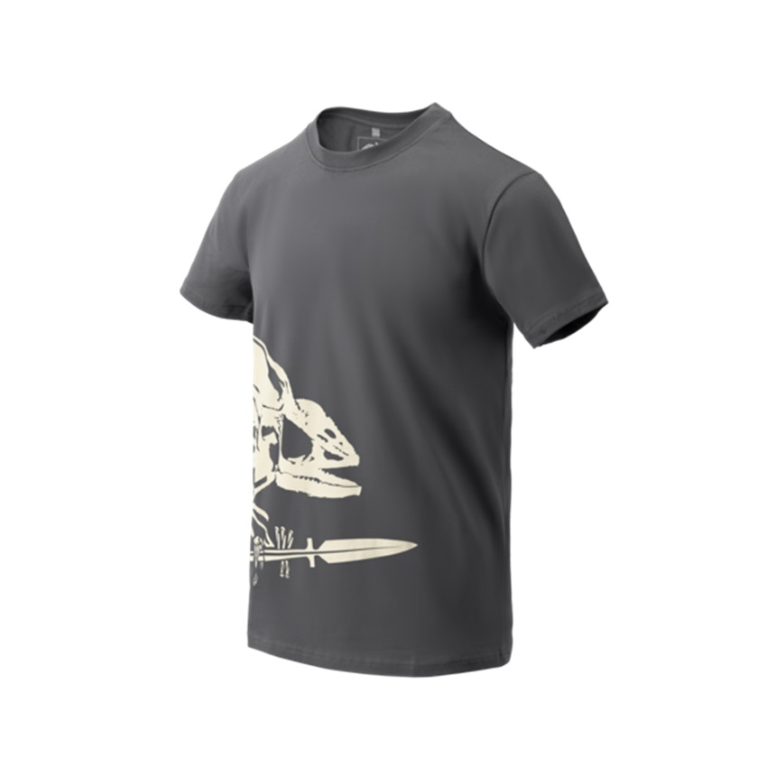 Βαμβακερή Κοντομάνικη Μπλούζα T-Shirt Full Body Skeleton (Shadow Grey) Helikon-Tex LIK78375 trazeras|LIK78375