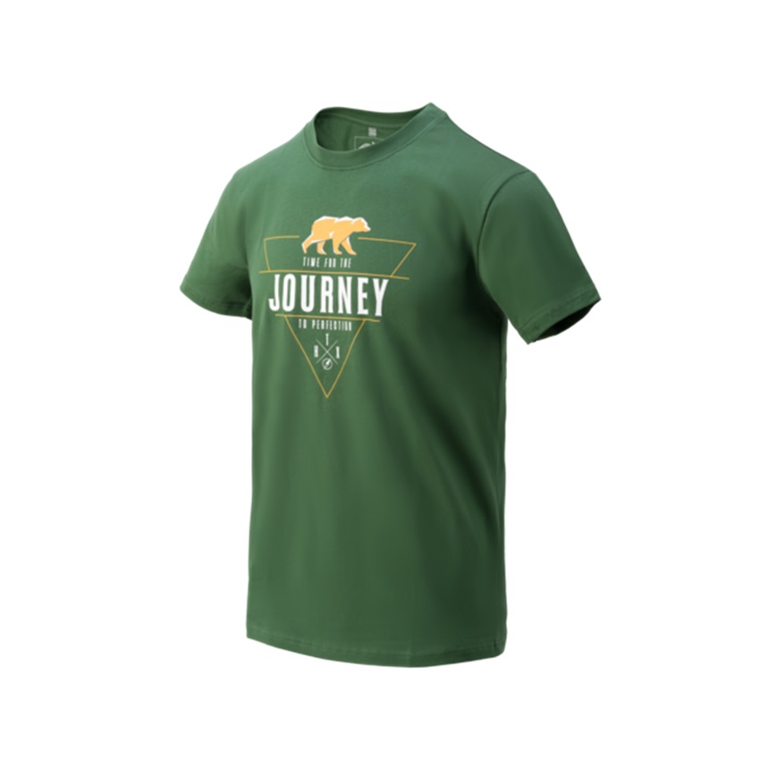 Βαμβακερή Κοντομάνικη Μπλούζα T-Shirt Journey to Perfection (Monstera Green) Helikon-Tex LIK78528 trazeras|LIK78528