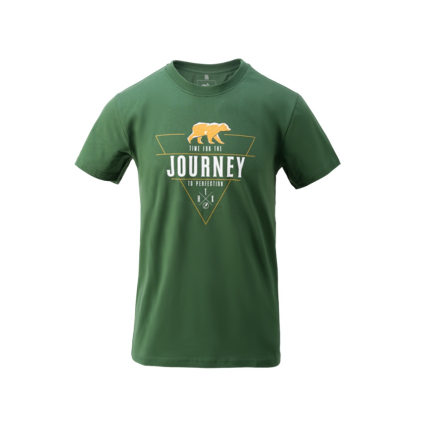 Βαμβακερή Κοντομάνικη Μπλούζα T-Shirt Journey to Perfection (Monstera Green) Helikon-Tex LIK78528 trazeras|LIK78528