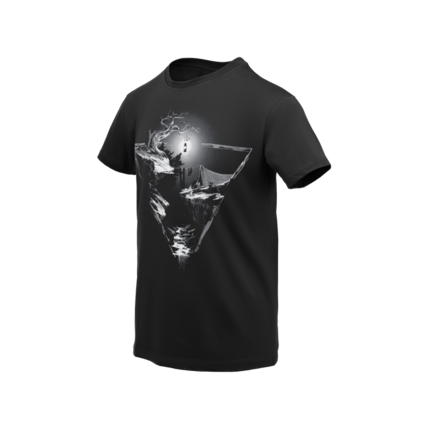 Βαμβακερή Κοντομάνικη Μπλούζα T-Shirt (Night Valley) Helikon-Tex LIK78529 trazeras|LIK78529