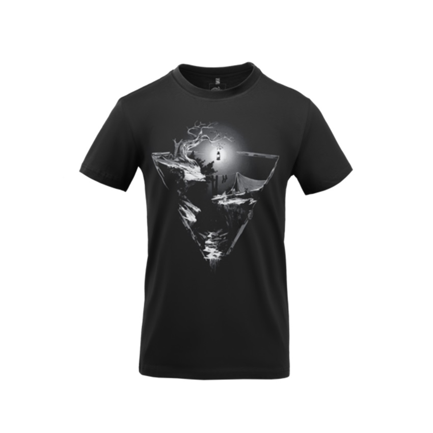 Βαμβακερή Κοντομάνικη Μπλούζα T-Shirt (Night Valley) Helikon-Tex LIK78529 trazeras|LIK78529