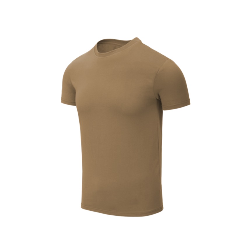Κοντομάνικη Μπλούζα T-Shirt Organic Cotton Slim (U.S. Brown) Helikon-Tex LIK78554 trazeras|LIK78554