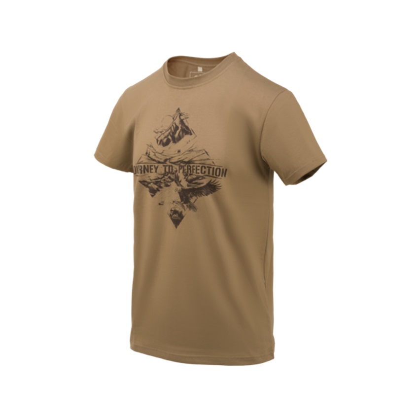 Βαμβακερή Κοντομάνικη Μπλούζα T-Shirt Mountain Stream (U.S. Brown) Helikon-Tex LIK78555 trazeras|LIK78555