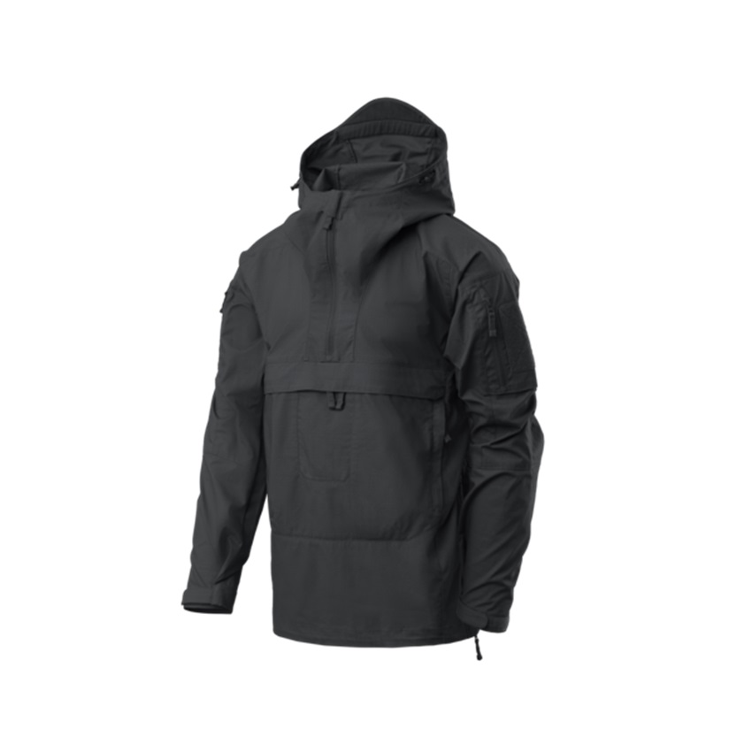 Unisex Τζάκετ Tracer Anorak Jacket Polycotton Stretch Ripstop (Black) της Helikon-Tex LIK78568 trazeras|LIK78568