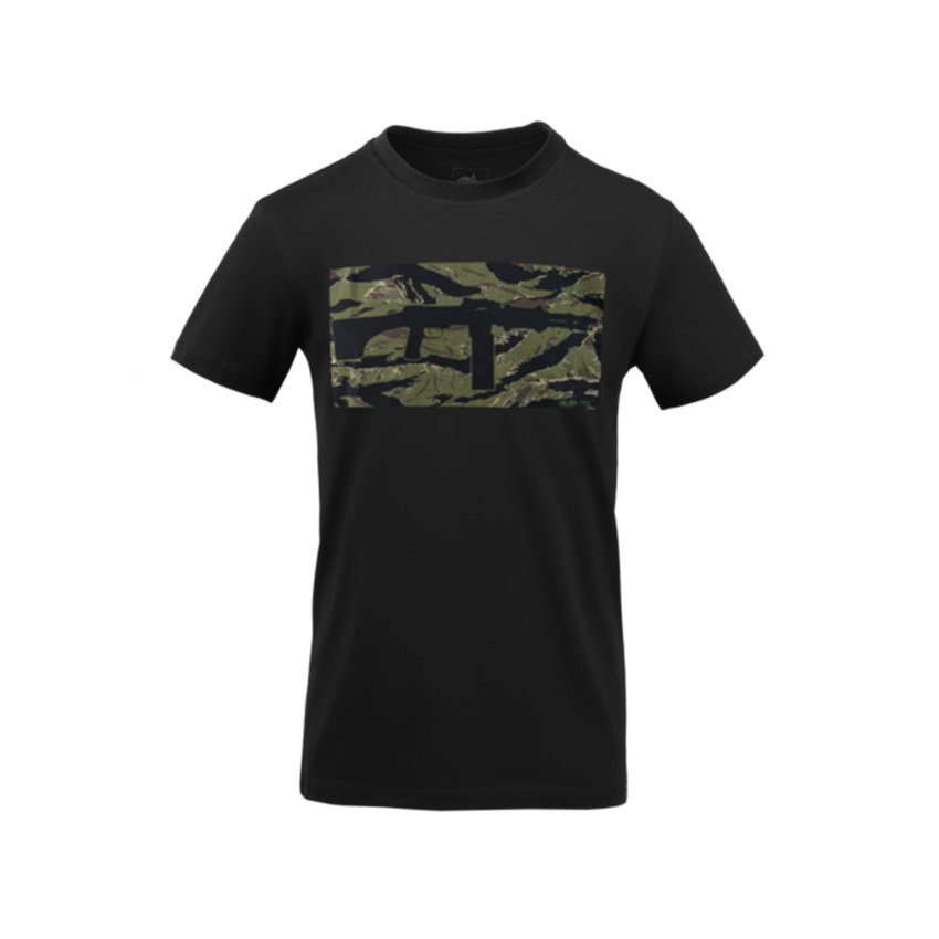 Βαμβακερή Κοντομάνικη Μπλούζα T-Shirt RPD (Black / Tiger Stripe) Helikon-Tex LIK78574 trazeras|LIK78574