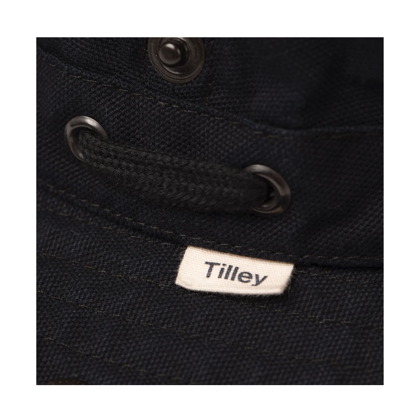Αδιάβροχο Βαμβακερό Καπέλο T3 The Wanderer Hat (Black) της Tilley SRS78582 trazeras|SRS78582