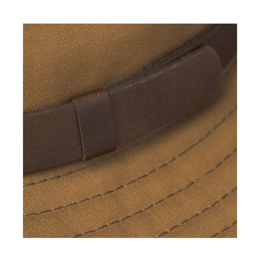 Βαμβακερό Καπέλο Fedora Waxed Rugged Hat (Khaki) της Tilley SRS78585 trazeras|SRS78585